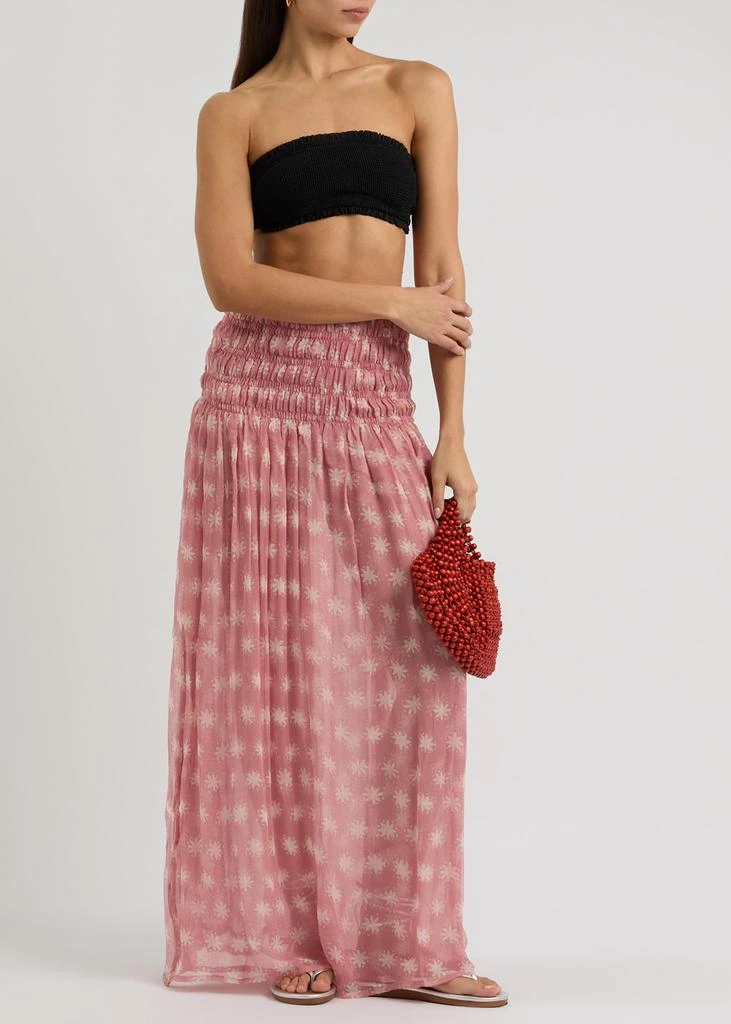 Cloe Cassandro Billie printed silk-georgette midi dress  6