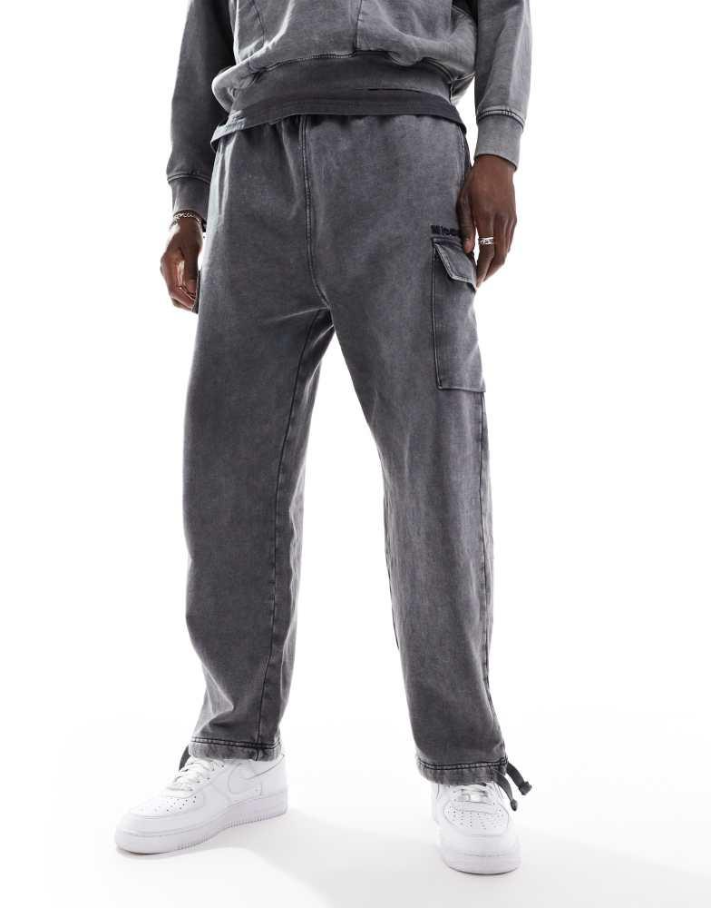 NICCE Nicce co-ord washed cargo jogger in grey