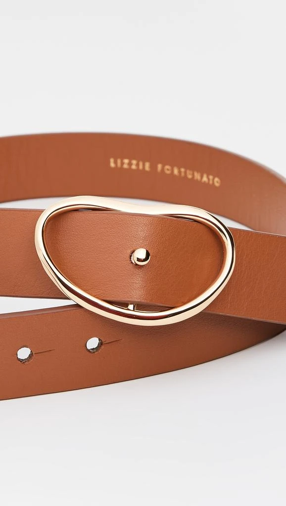 Lizzie Fortunato Wide Georgia Belt in Tan 1