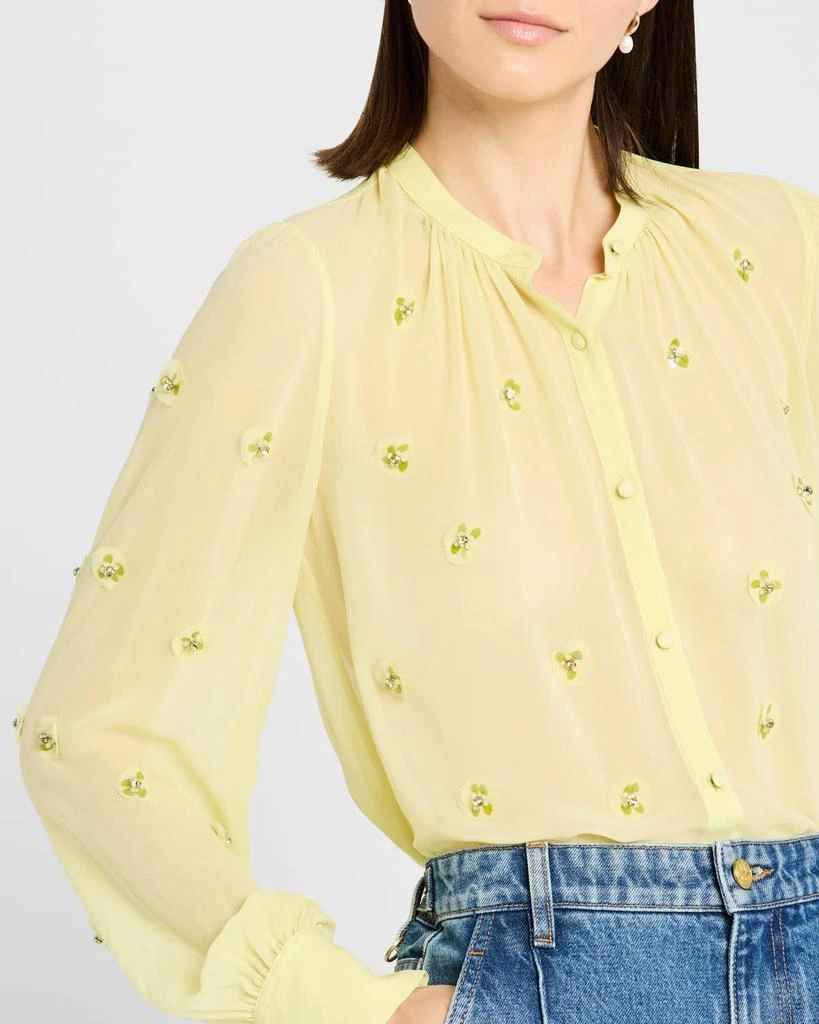 Ulla Johnson Bea Beaded Silk Blouse 5