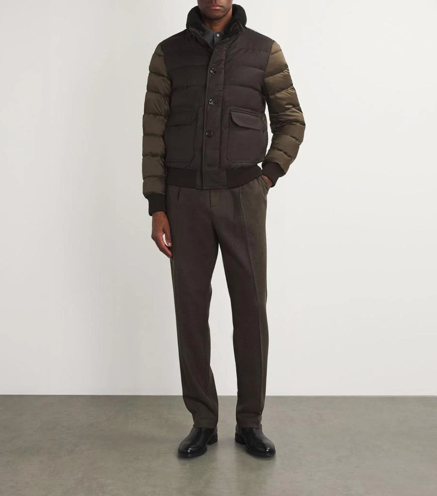 MOORER Fur-Trim Fantoni Down Jacket 2