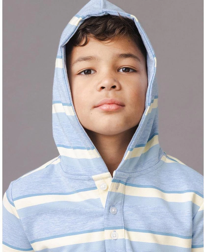 Hope 
Henry Boys
 Organic French Terry Henley Hoodie - Little Kid 3