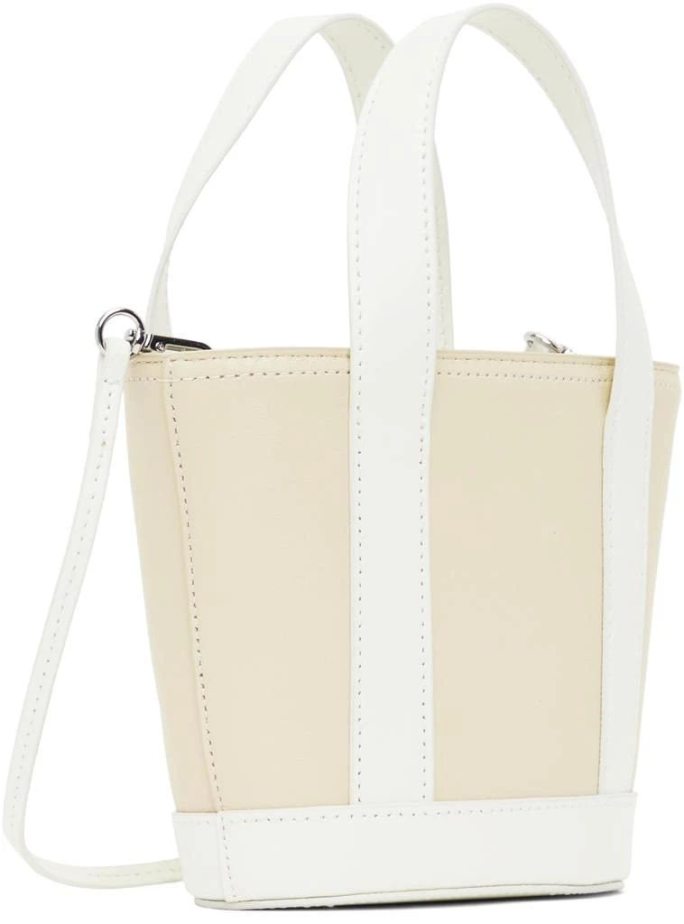 Staud Off-White & White Allora Micro Bag 2