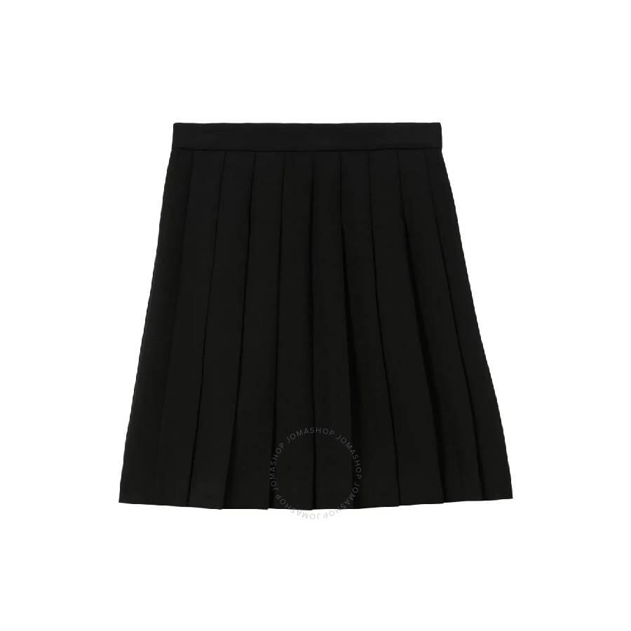 Junya Watanabe Pleated Midi Skirt With Flared Design