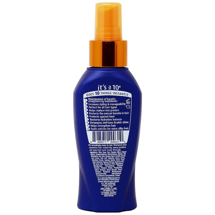it's a 10 Miracle Leave-In Plus Keratin