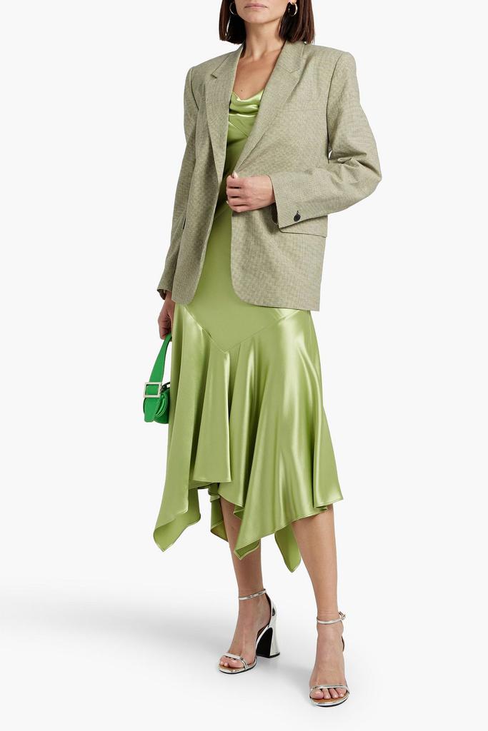 Isabel Marant Étoile Verix houndstooth cotton and linen-blend blazer