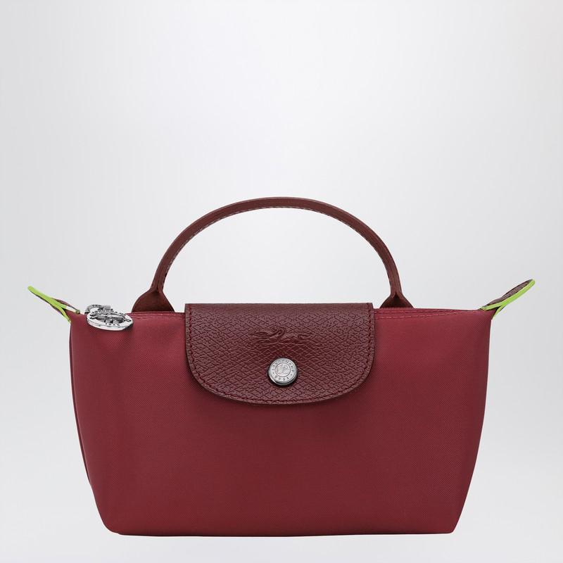 Longchamp Longchamp Le Pliage Green Chestnut-Coloured Clutch