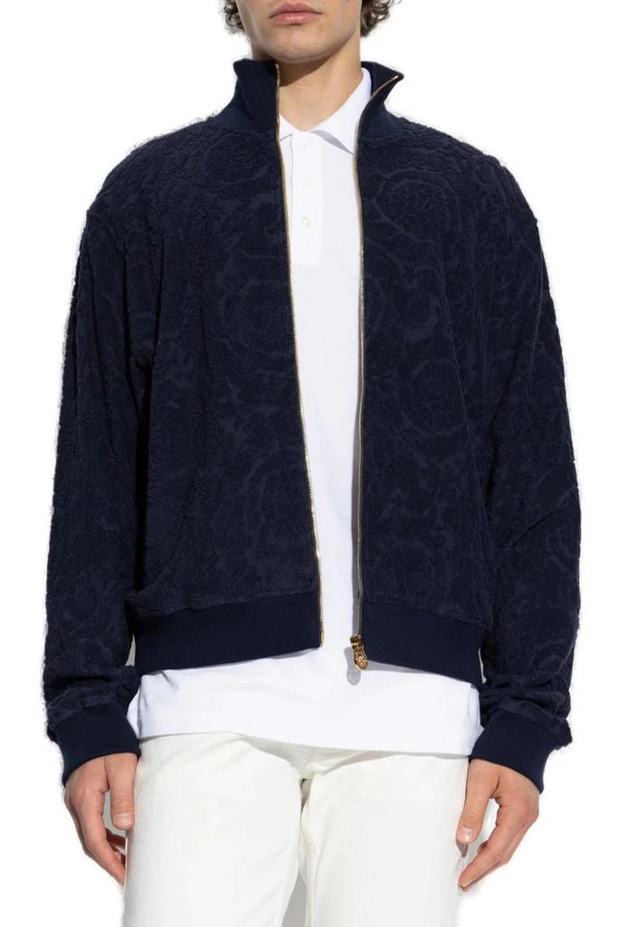 Versace Versace Barocco Pattern Zipped Sweatshirt 2
