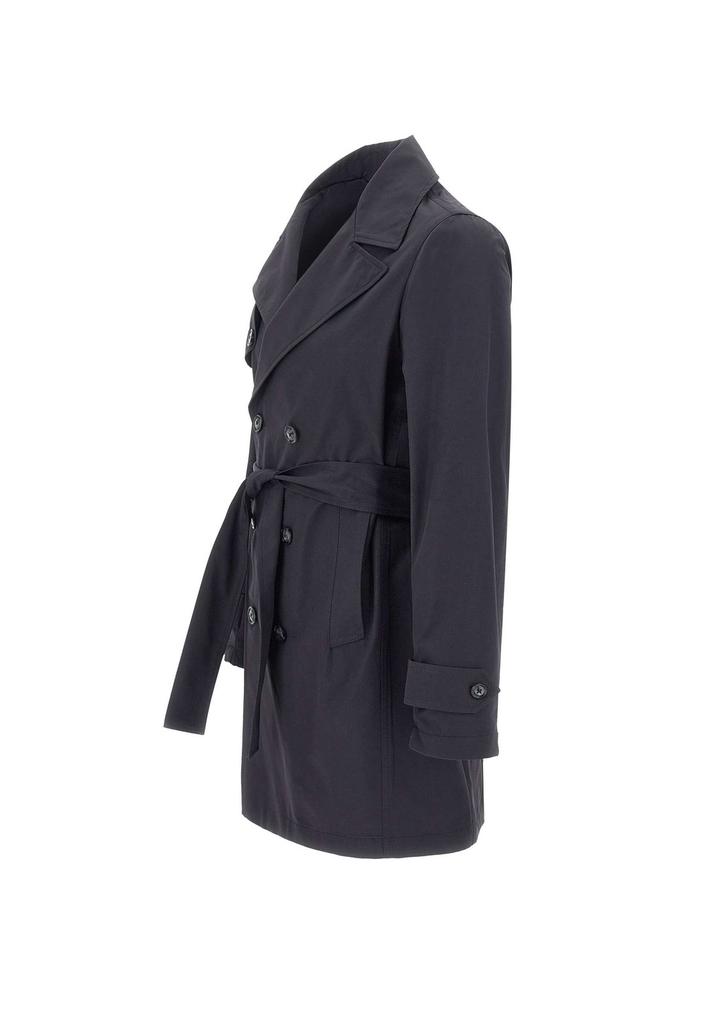 BARBA Barba Double-Breasted Trench Coat