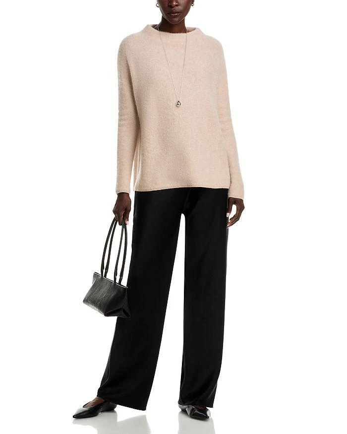 Bloomingdale's Mock Neck Brushed Cashmere Sweater - Exclusive 2