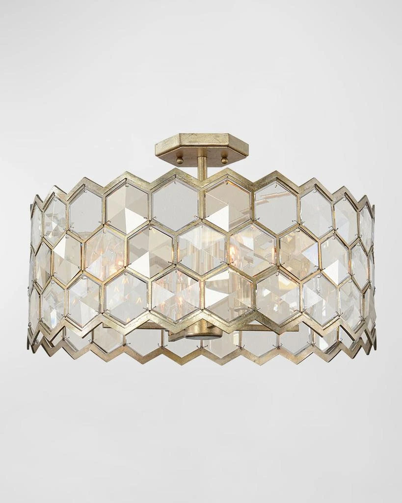 John Richard Array 21" 4-Light Flush Mount 2