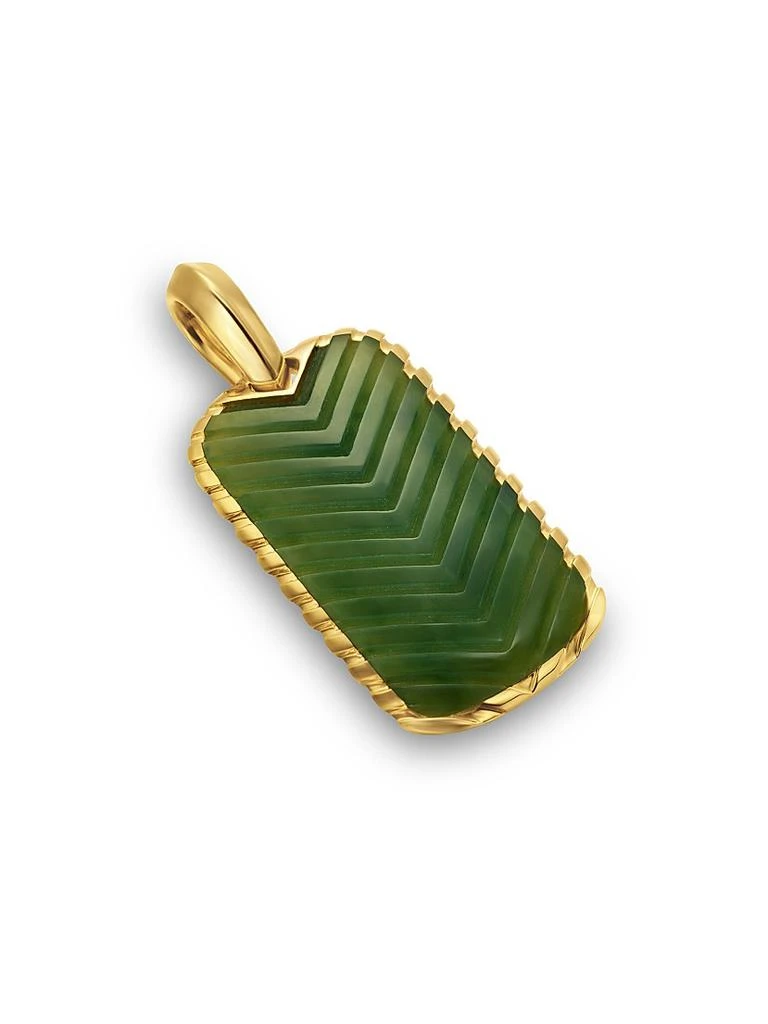 David Yurman Chevron Tag in 18K Yellow Gold 3