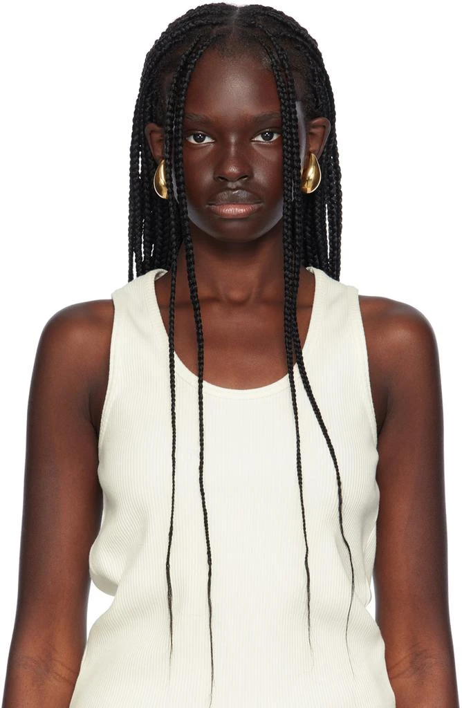 Bottega Veneta Gold Drop Medium Earrings 3