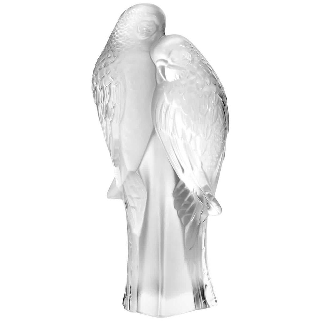 Lalique Figure Two Parakeets 12119