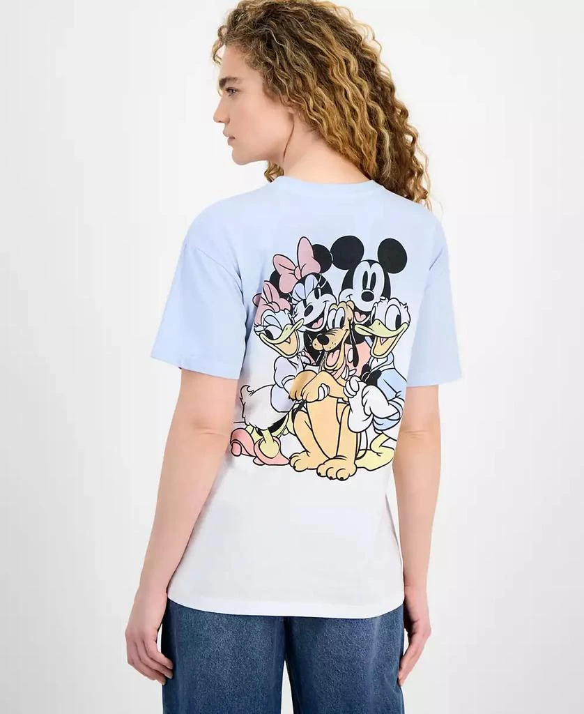 Freeze 24-7 Juniors' Mickey Mouse Group Graphic Ombré T-Shirt 4