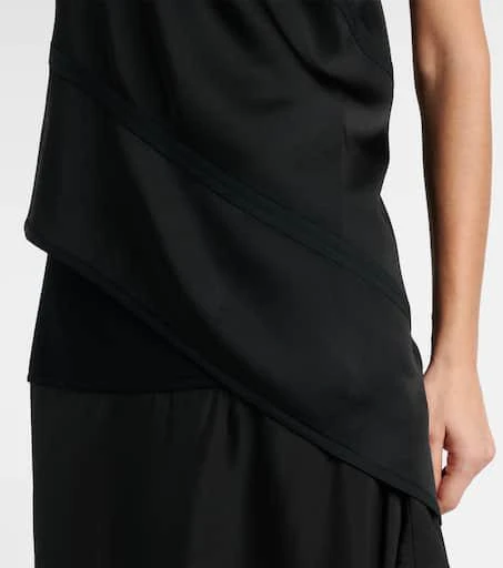 Jil Sander Asymmetric satin top 6