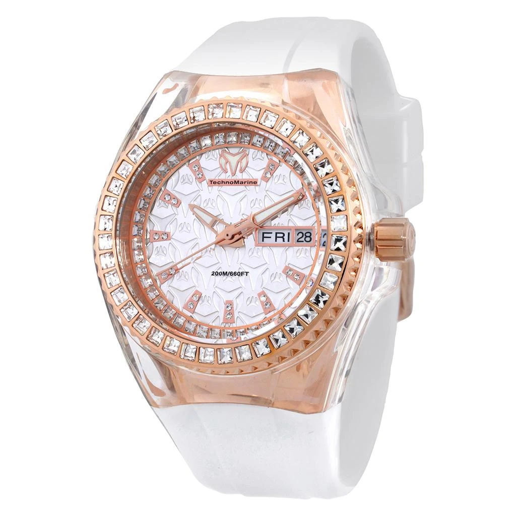 Technomarine Luna Quartz Crystal Ladies Watch TM-825003 – On  display picture 1