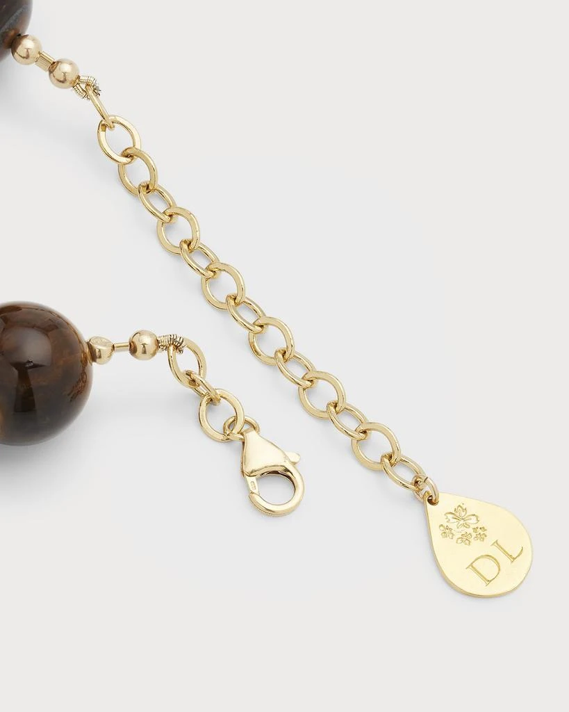 Devon Leigh Round Beaded Gold Accent Necklace 4