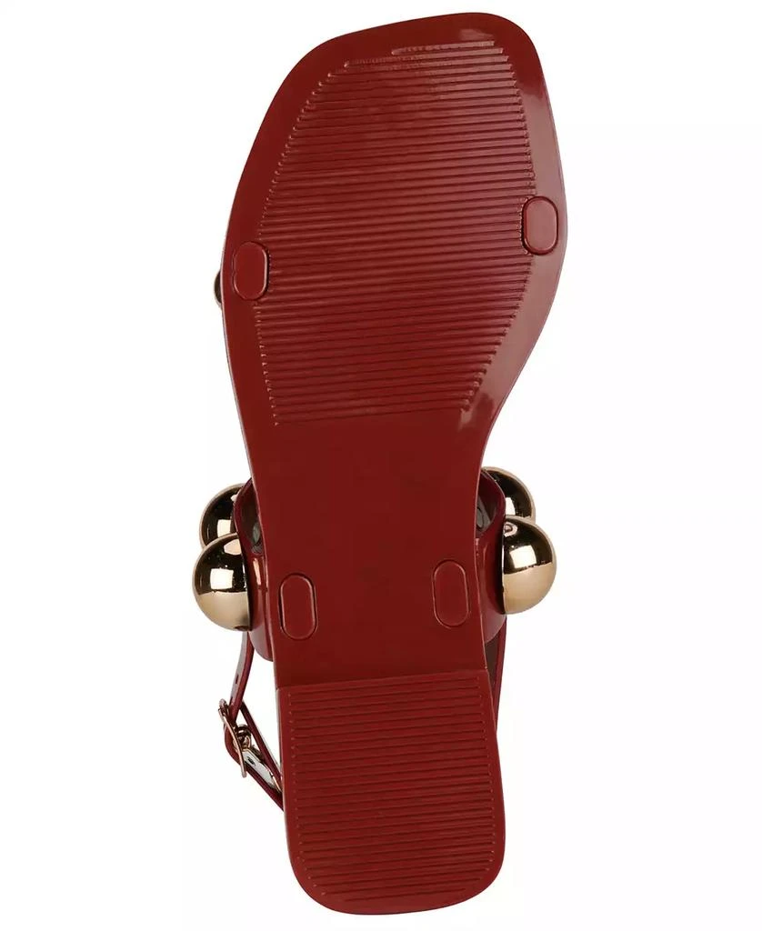 Jeffrey Campbell Women
s Gum-Drop Studded Flat Jelly Sandals 5