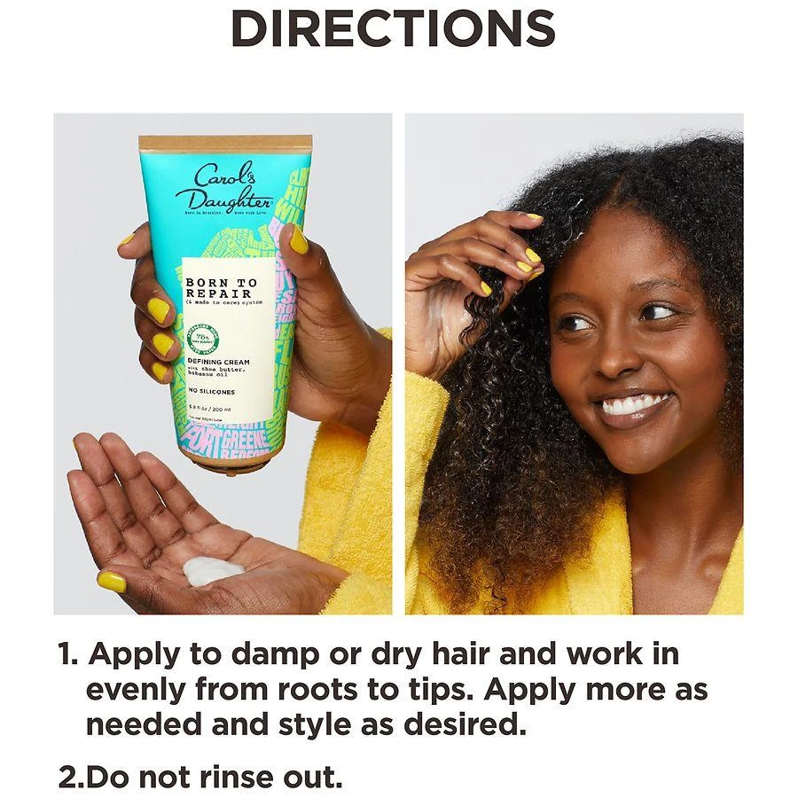 Carol's Daughter Born to Repair, Defining Leave-In Cream with Shea Butter 8