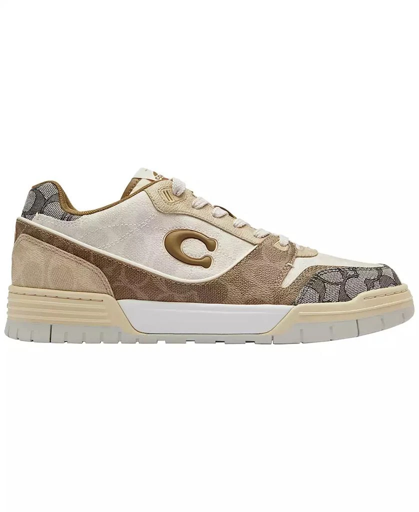 Coach Men's Mixed Signature Soho Round Toe Sneakers 2