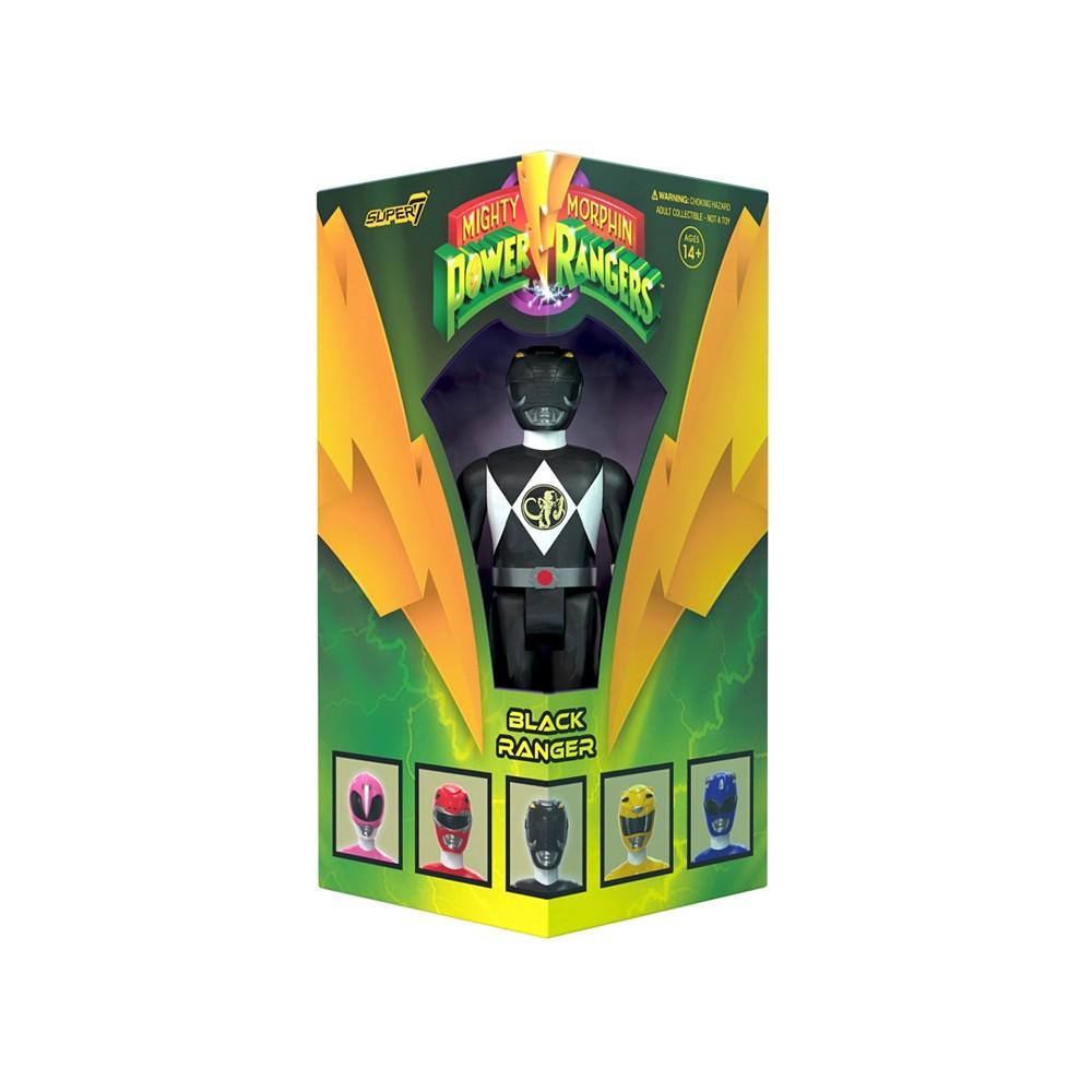 Super 7 Mighty Morphin Power Rangers Reaction SDCC 2023 - Black Ranger Triangle Box SDCC 2023