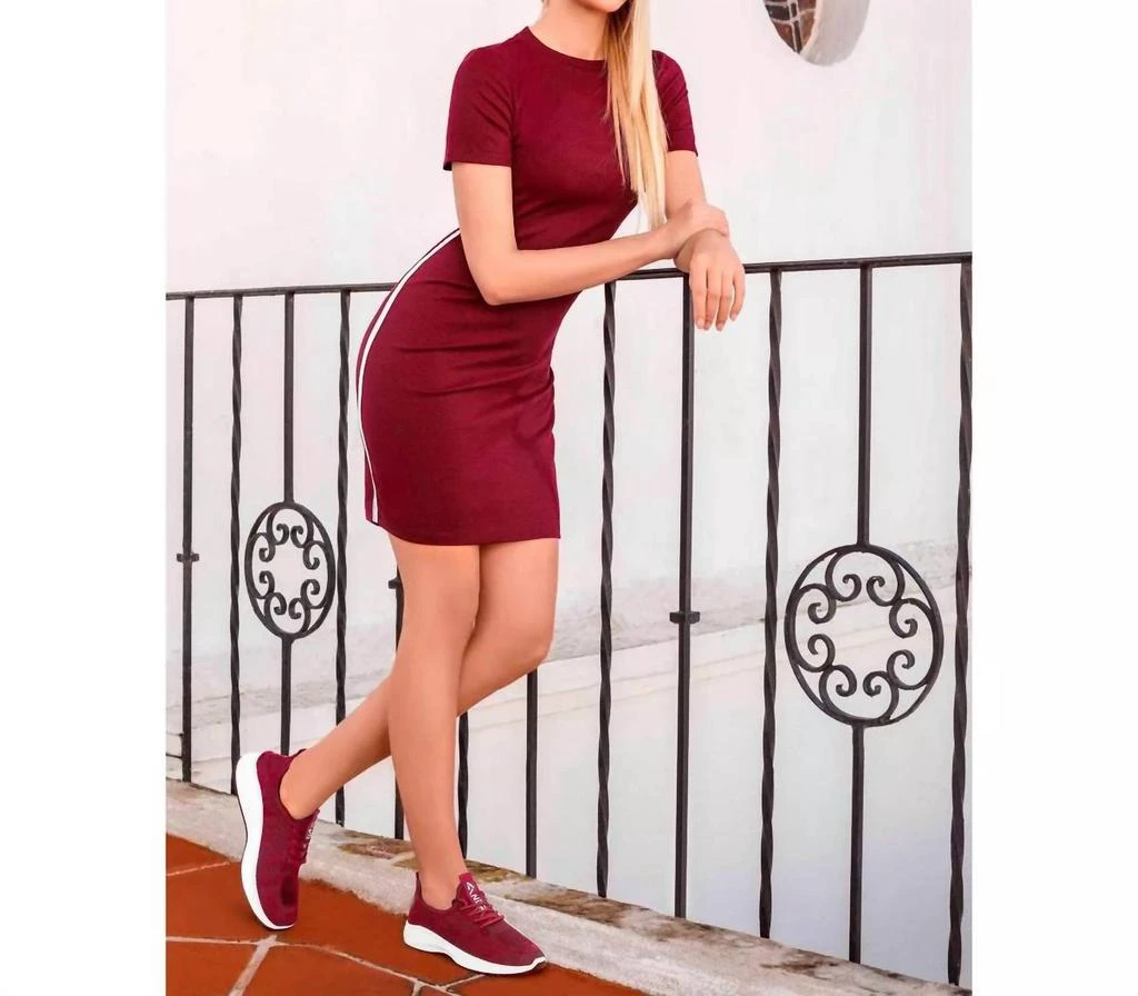 burgundy athletic dress State Athletic Dress XL main image 0