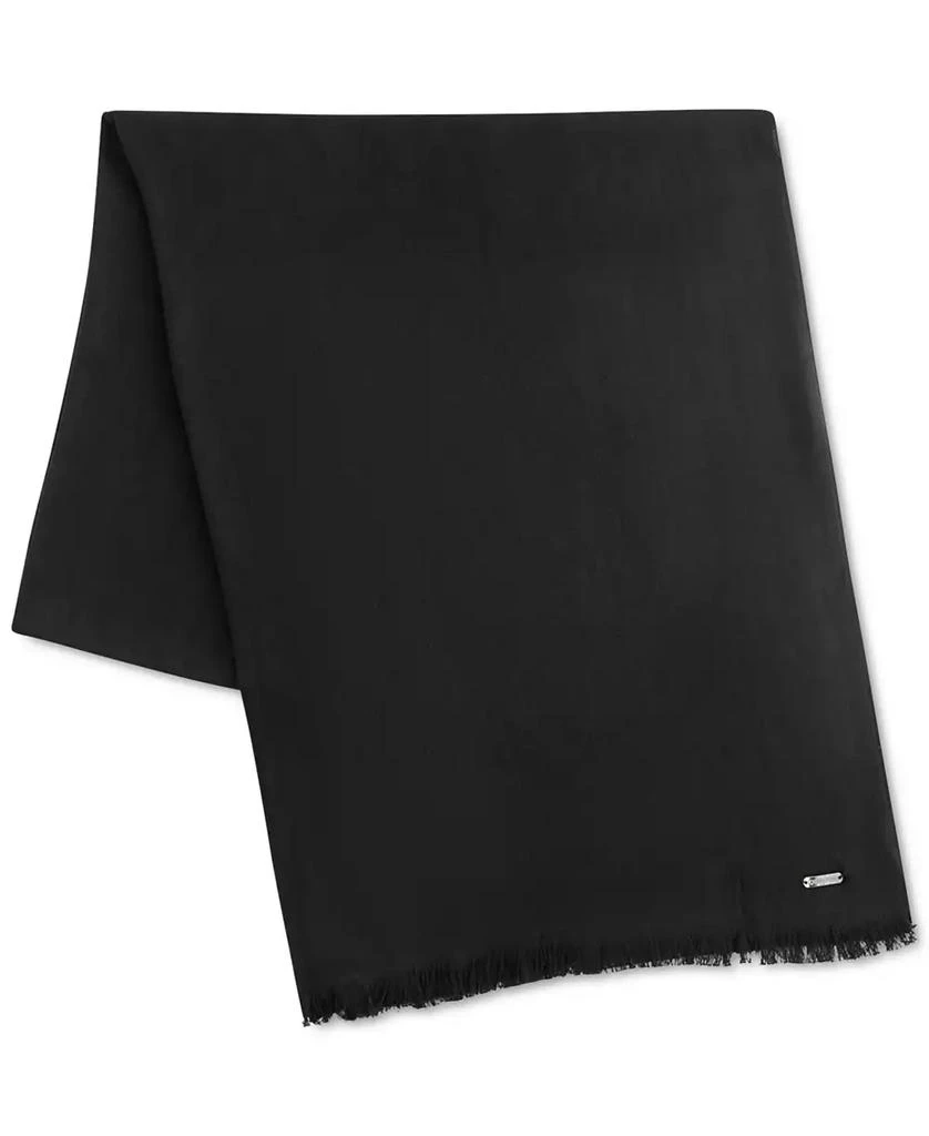 Backstage Oversized Solid Fringe Trim Pashmina 3
