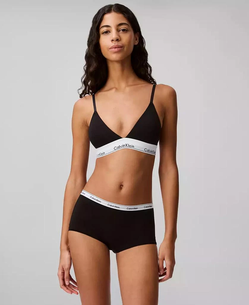 Calvin Klein Women's Modern Cotton Lightly Lined Triangle Bralette QF5650 3