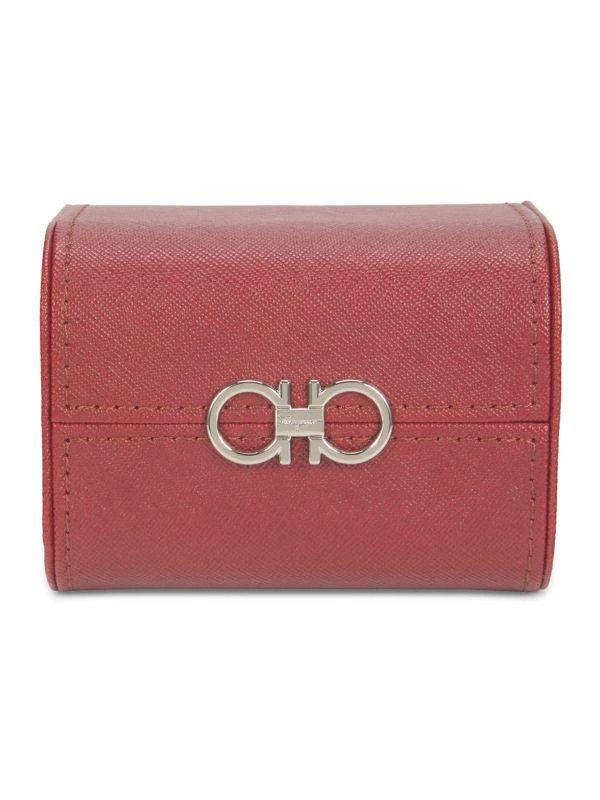 Salvatore Ferragamo Double Gancini IP Goldtone Stainless Steel Bracelet Watch/22.5MM 5