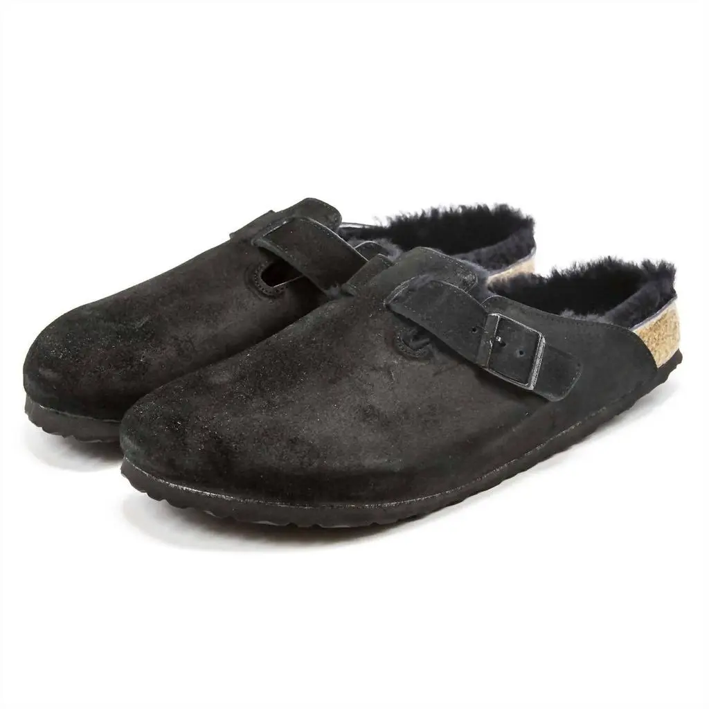 Birkenstock Birkenstock - Men's Boston Shearling Suede Clogs