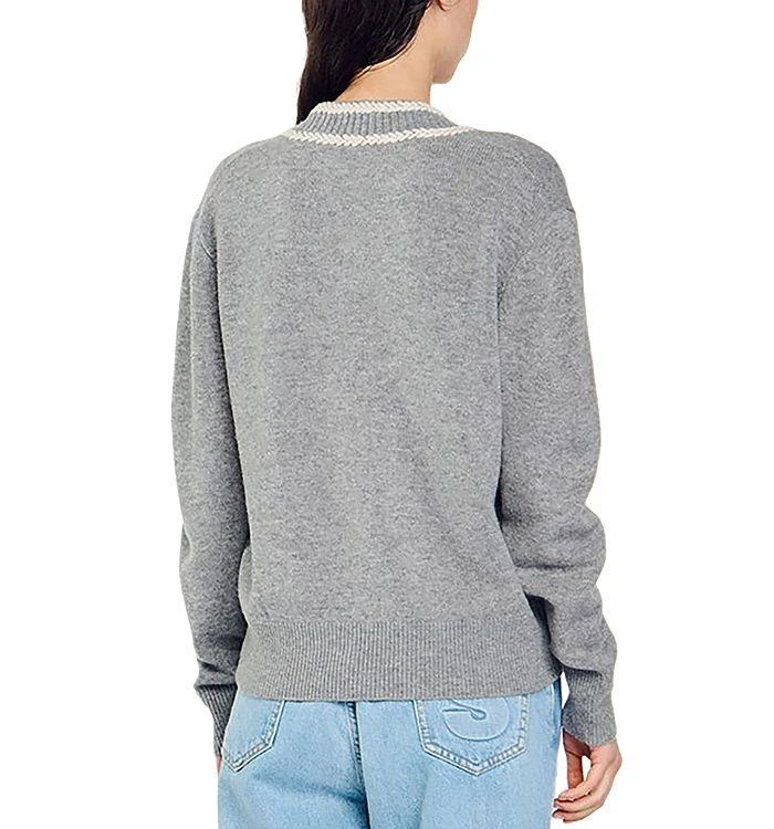 Sandro Cleo V Neck Sweater 3