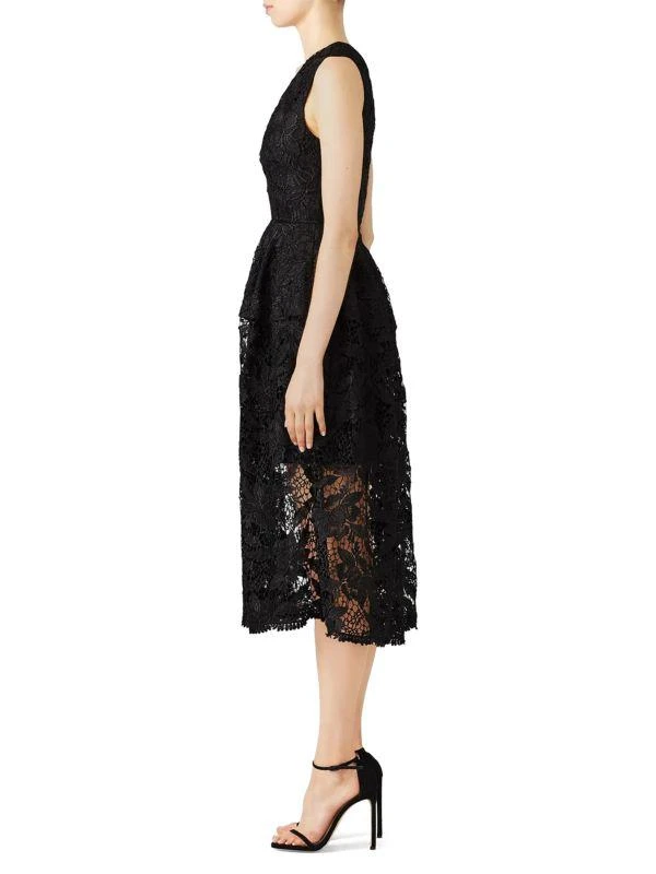 NICHOLAS V-Neck Lace Dress 3