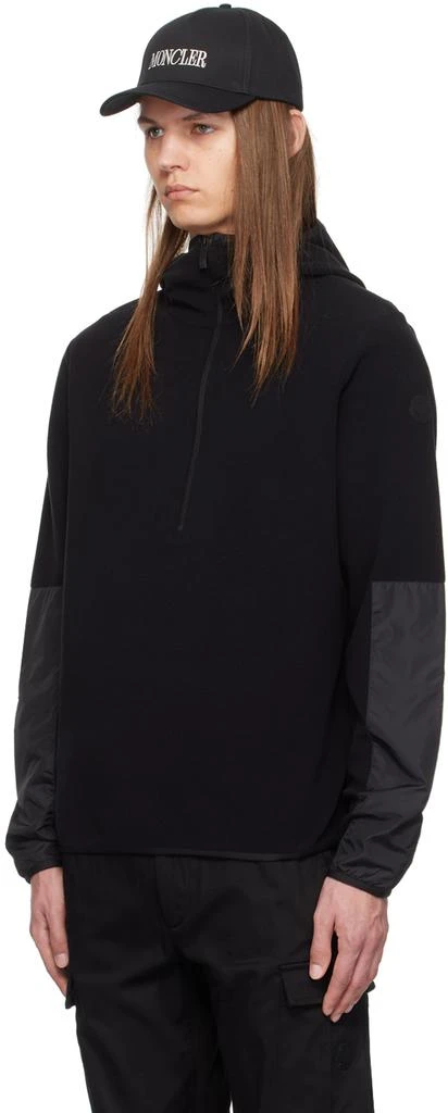Moncler Black Half-Zip Hoodie 4