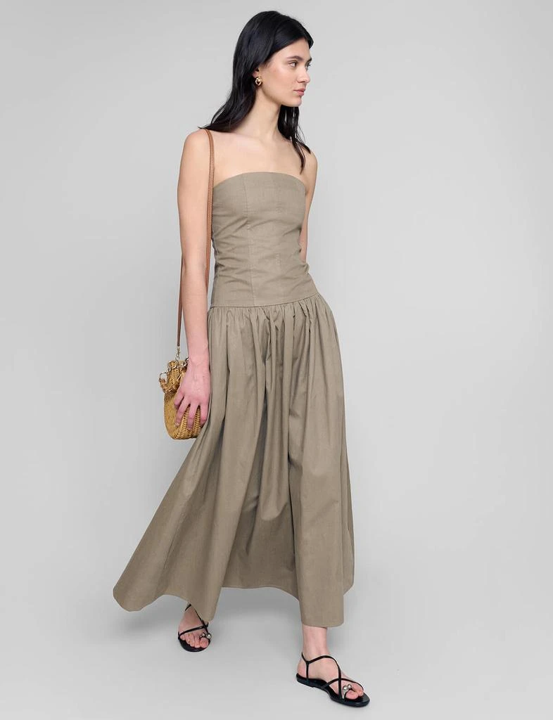 Pixie Market Khaki Strapless Dress-BESTSELLER 1