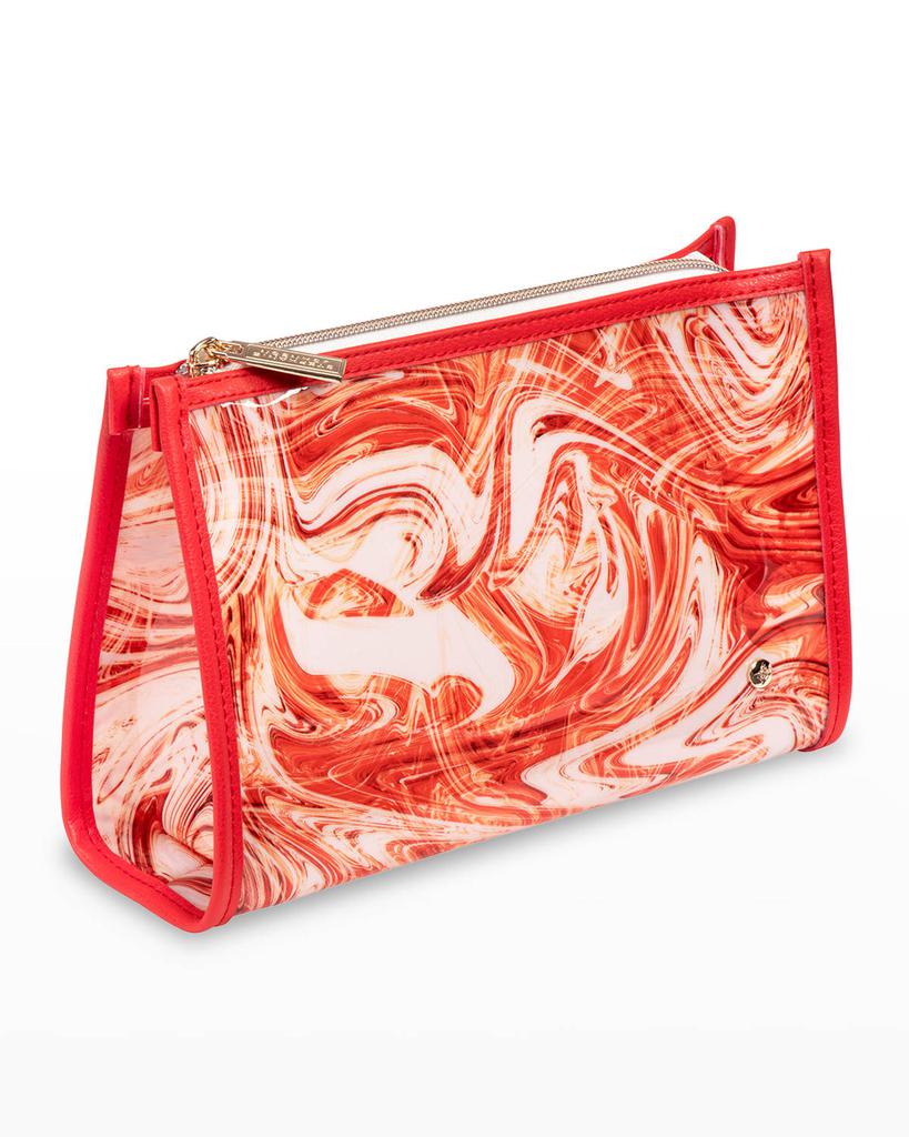 Stephanie Johnson Miami Tangerine Tango Medium Makeup Bag