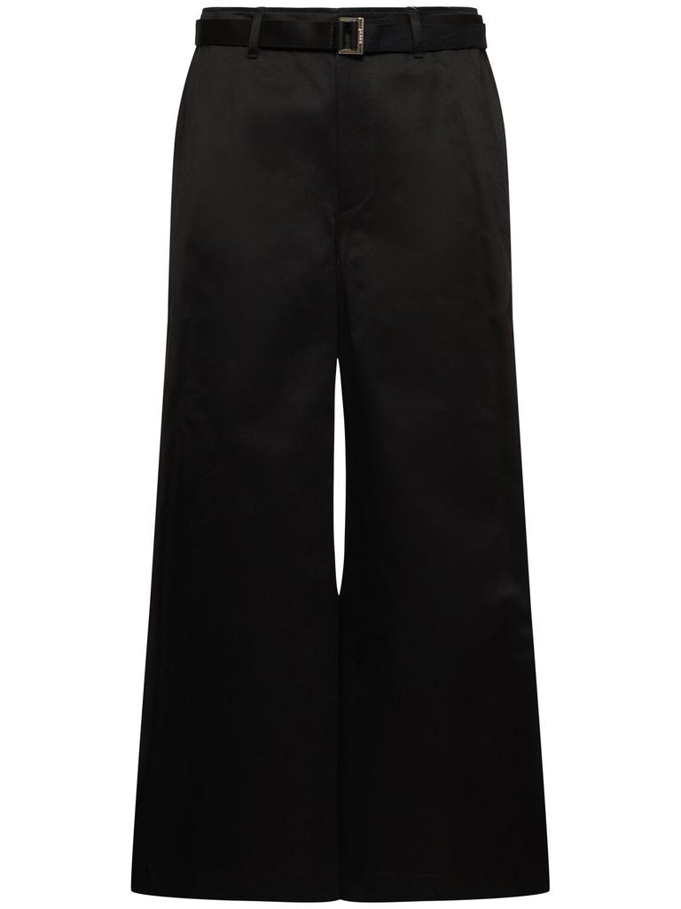 【Sacai】Cotton Chino Pants black 1【25AW】 Sacai Cotton Chino Pants - Clothing - Compare Prices from 4+