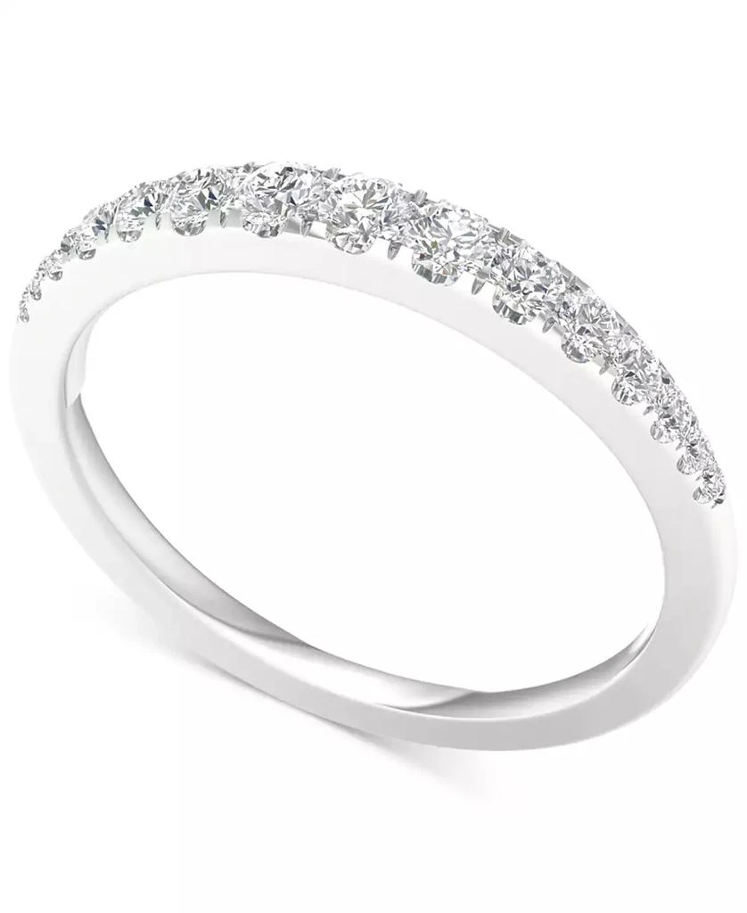 Macy's Diamond Anniversary Band (1/3 ct. t.w.) in 14k White Gold 1