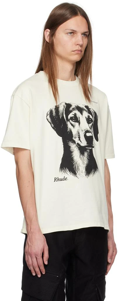 Rhude Off-White 'Fox Hound' T-shirt 2