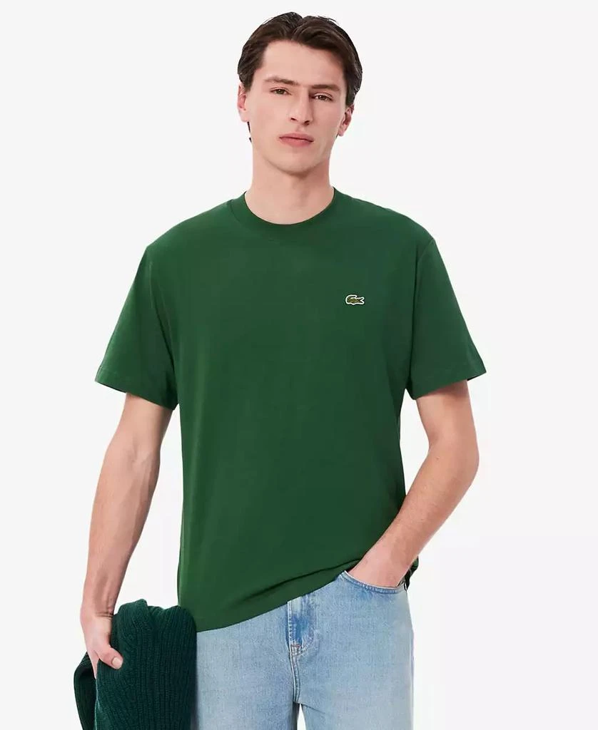 Lacoste Men's Short Sleeve Crewneck Logo T-Shirt 1