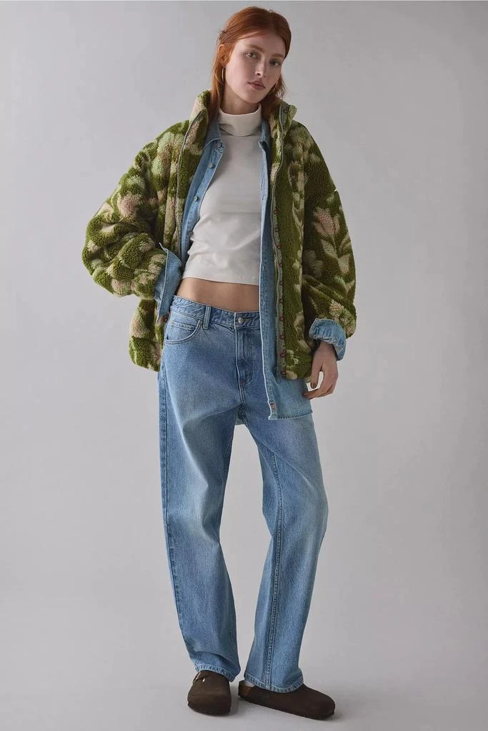 BDG BDG Mae Printed Piled Fleece Zip-Up Jacket 4