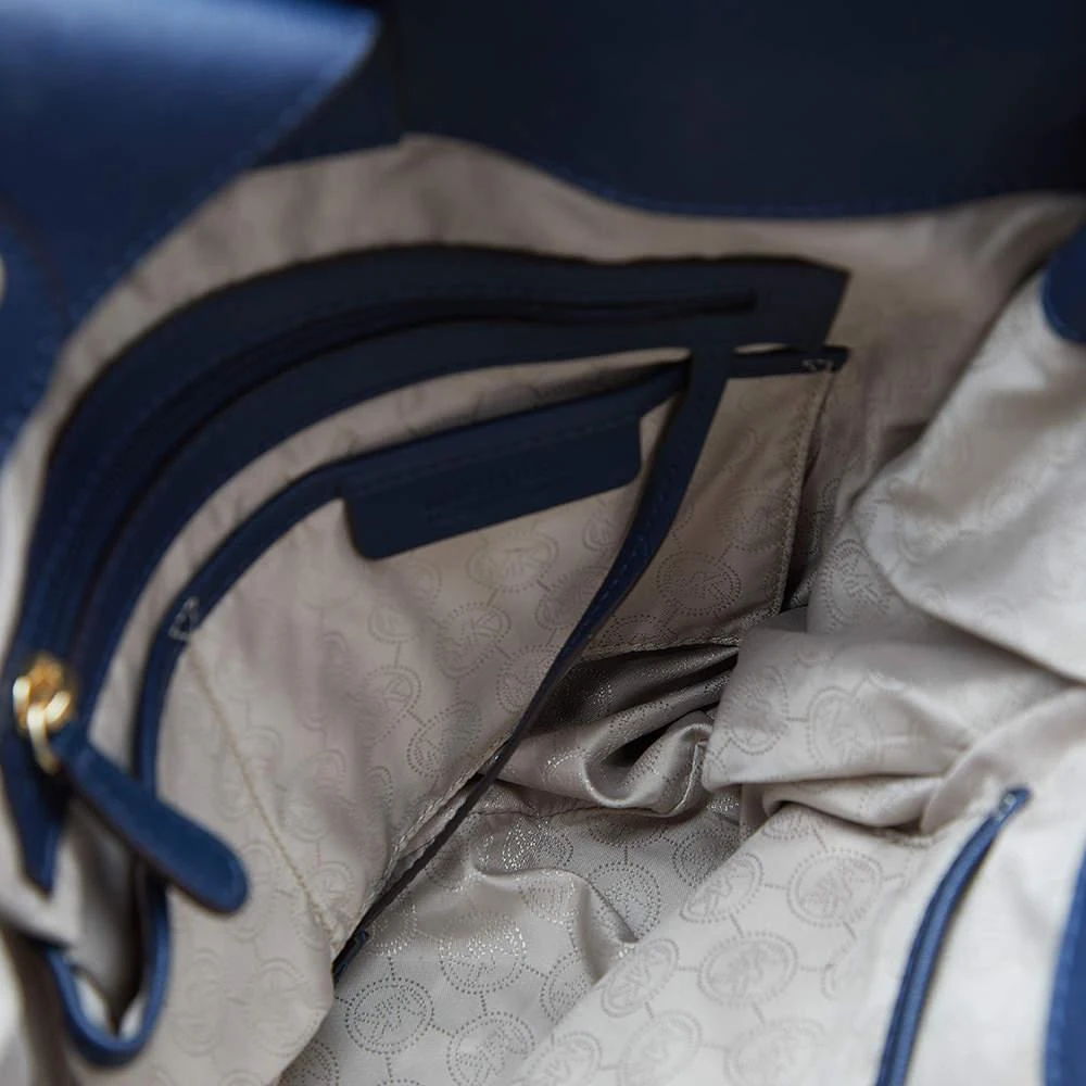 Michael Kors MICHAEL Michael Kors Blue Saffiano Leather Large Hamilton Tote 7