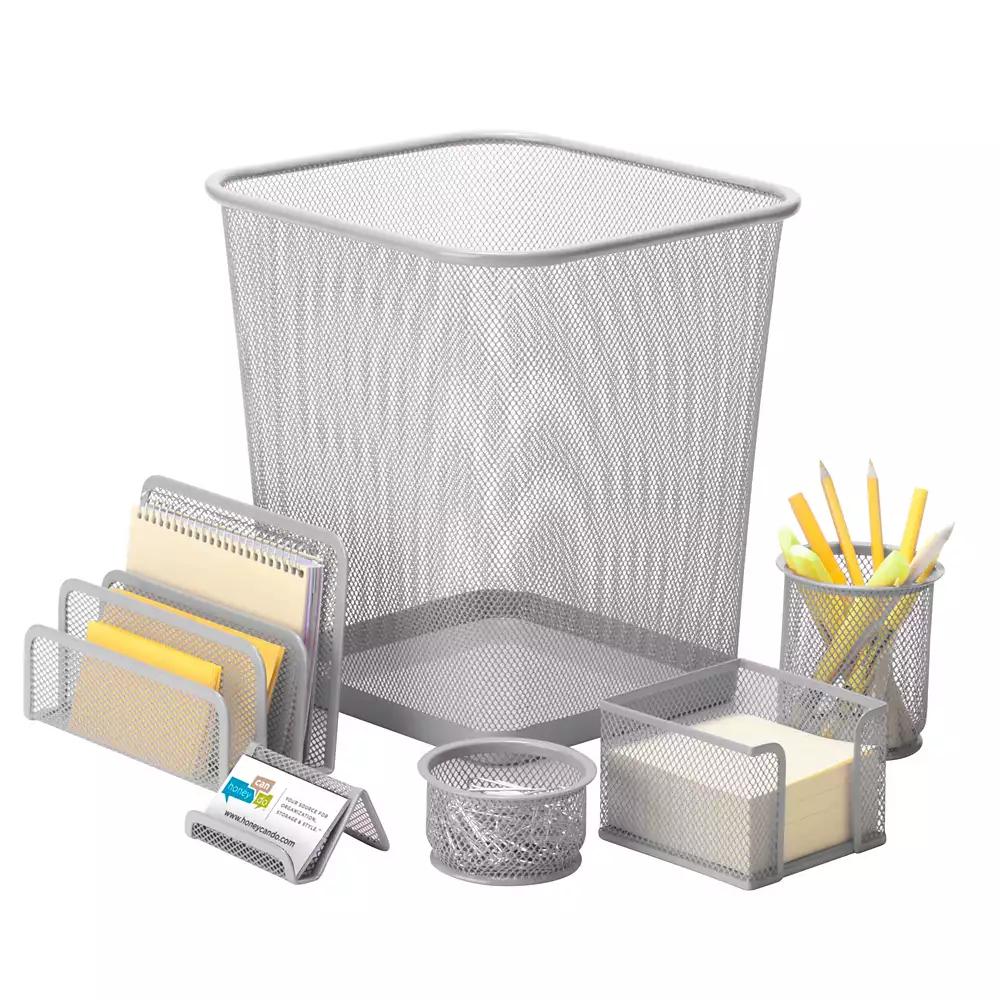 Honey Can Do 6-pc. Mesh Desk Set