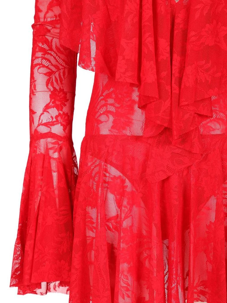 Shop Norma Kamali Laced Deep-V Ruffled Mini Dress on Sale at BeyondStyle   Get 40% Off Norma Kamali Laced Deep-V Ruffled Mini Dress with Limited-Time  Flash Deals, Exclusive Discounts, and Special Offers.