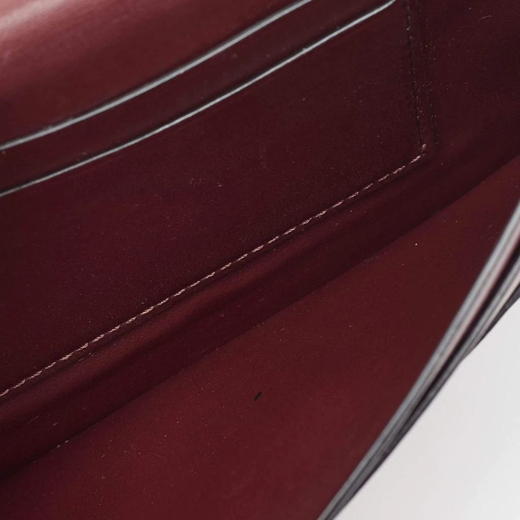 Burberry Burberry Red Leather Harlow Continental Wallet 4