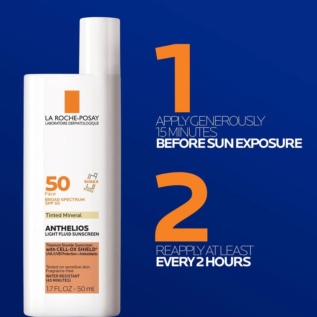La Roche Posay La Roche-Posay Anthelios Tinted Mineral Light Fluid SPF 50 6