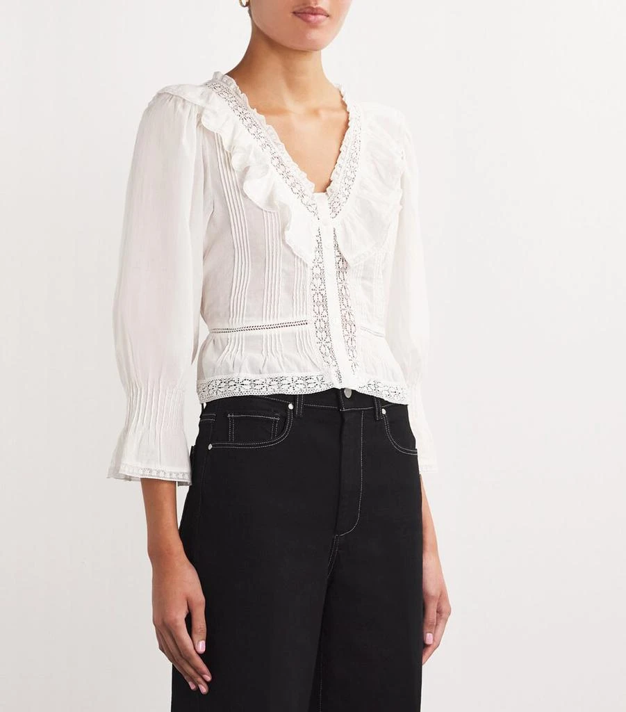 Rixo Frill-Trim Solene Blouse 3