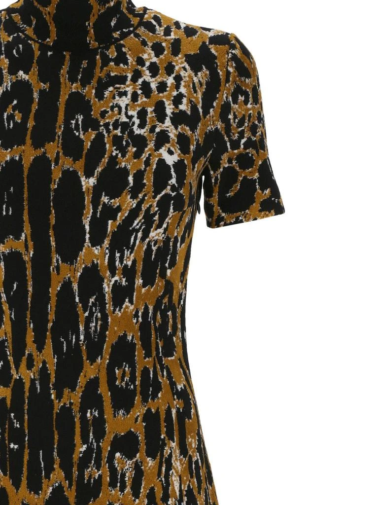 Alaïa Alaïa Leopard Jacquard Skater Dress 3