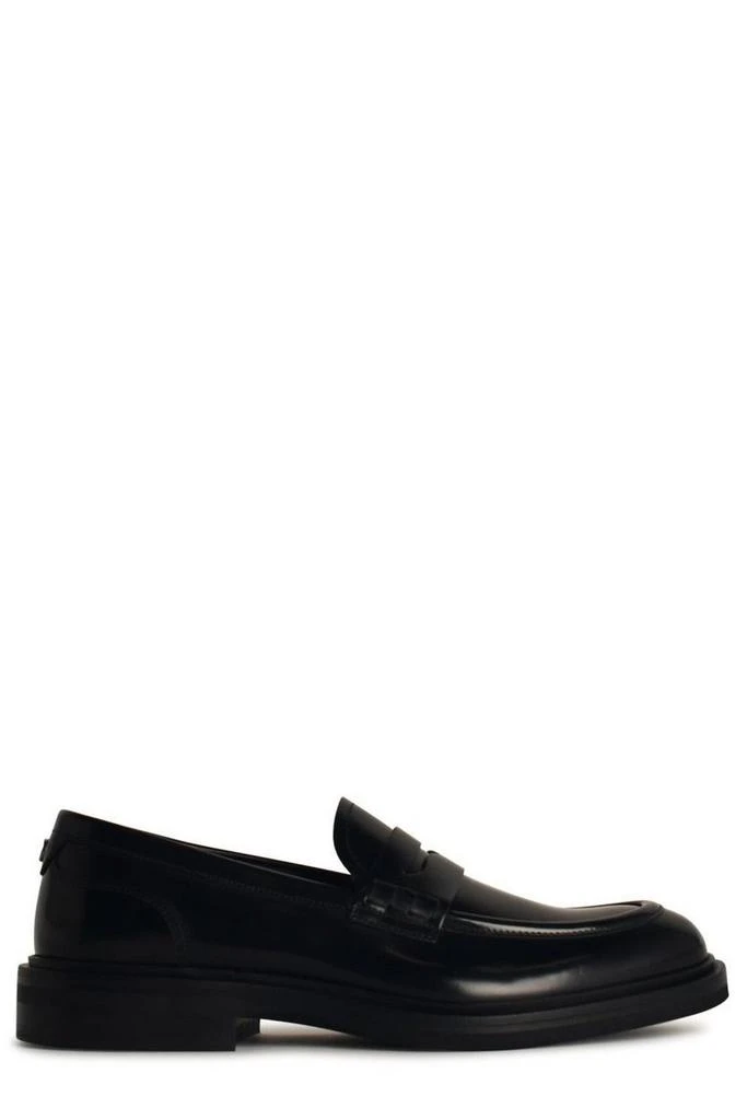 Dolce & Gabbana Dolce & Gabbana Logo Plaque Round Toe Loafers 1