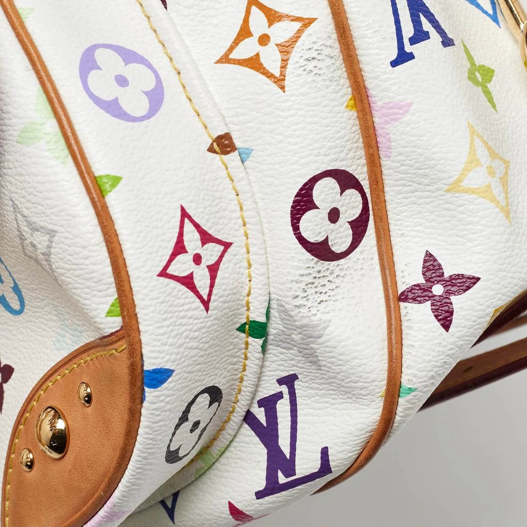 Louis Vuitton Louis Vuitton White Multicolor Monogram Canvas Rita Bag 6